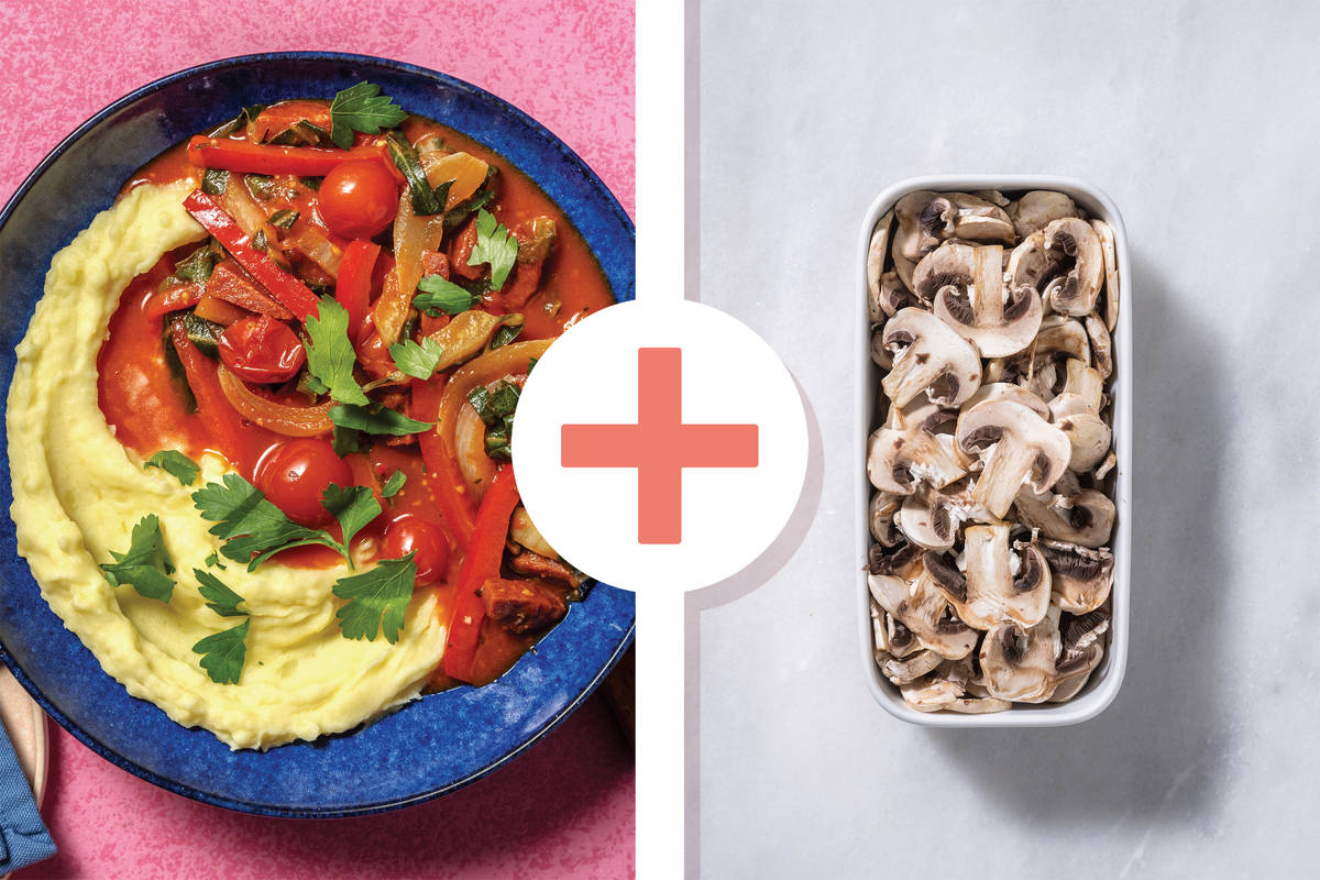 Hearty Chorizo, Mushrooms & Cherry Tomato Stew