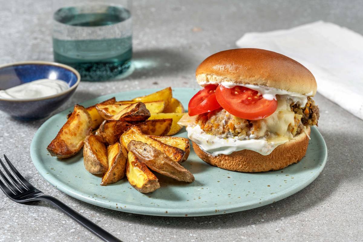 Marshall's Flammenwerfer-Cheeseburger