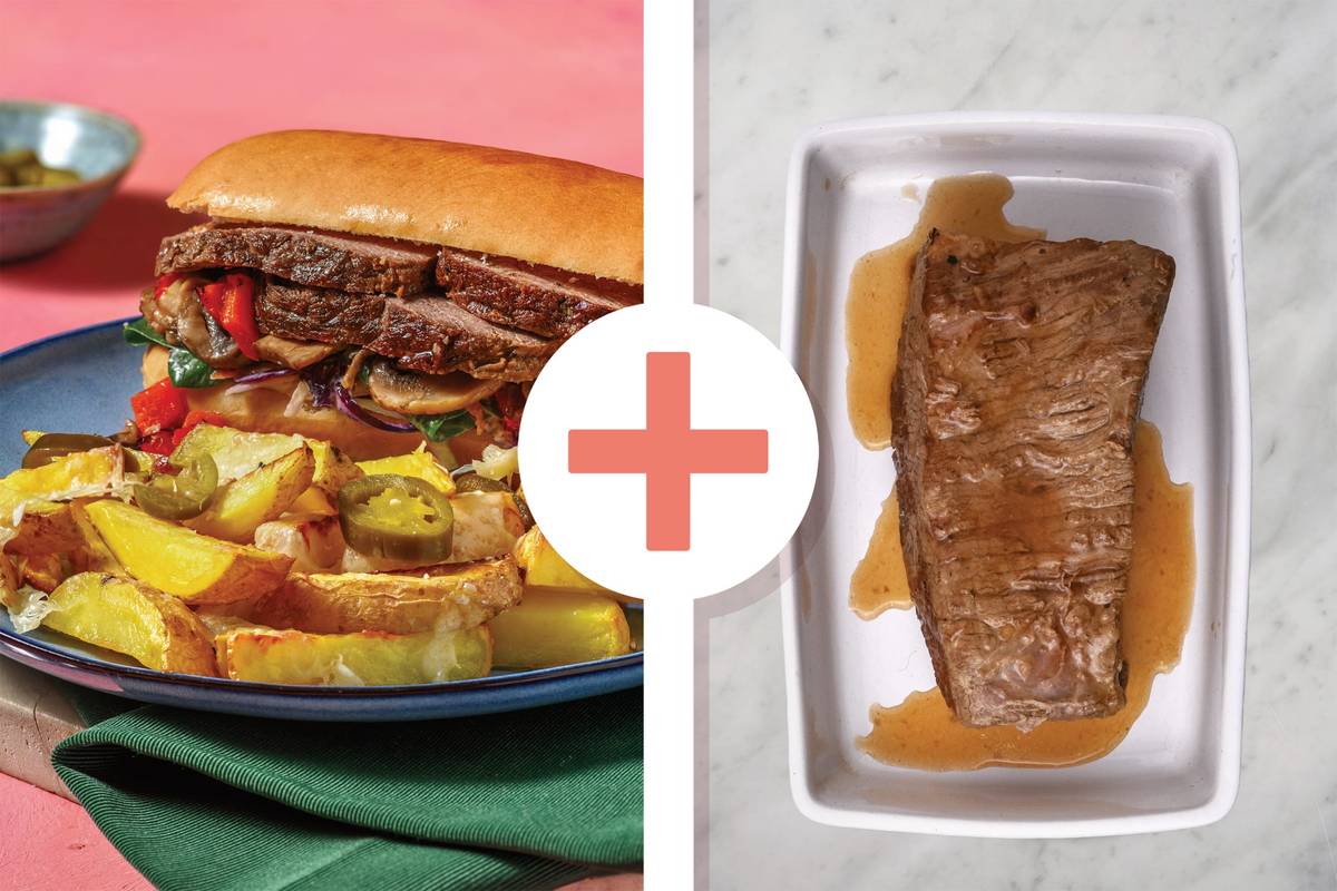 BBQ Double Beef Brisket & Roasted Capsicum Sub