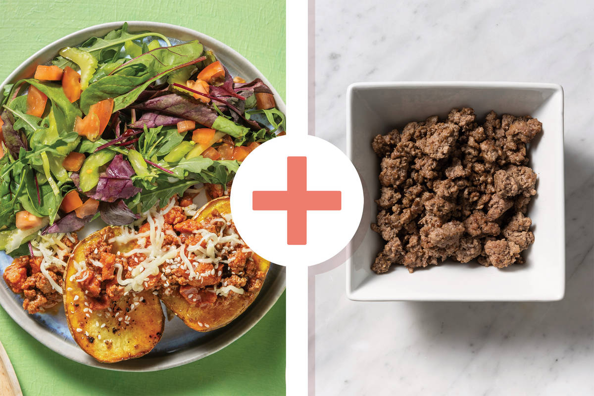 Loaded Double Beef & Chorizo Jacket Sweet Potatoes