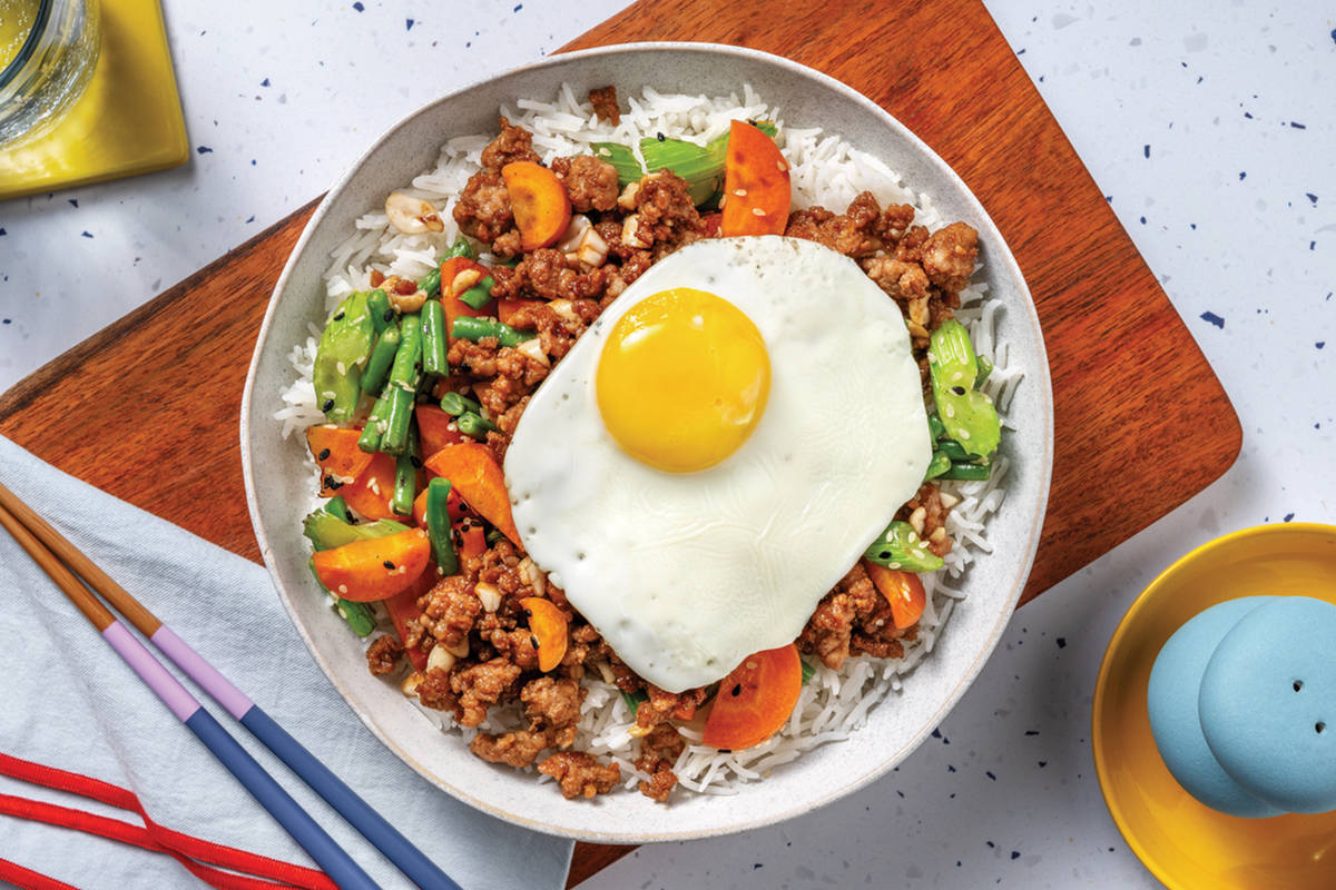Vietnamese-Style Pork & Sesame Veggies