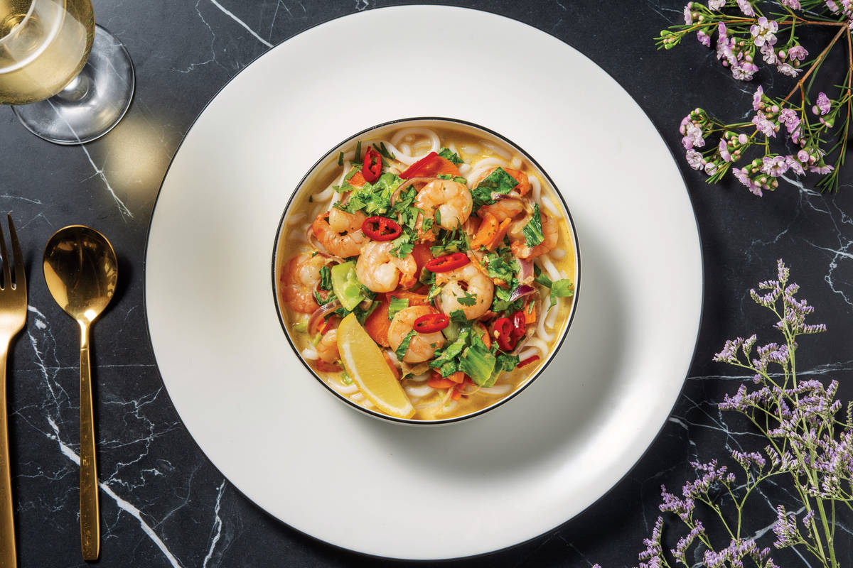Singaporean Prawn & Coconut Laksa