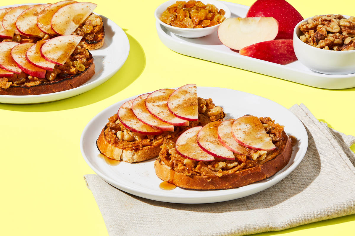Crème Fraîche Peanut Butter Toasts