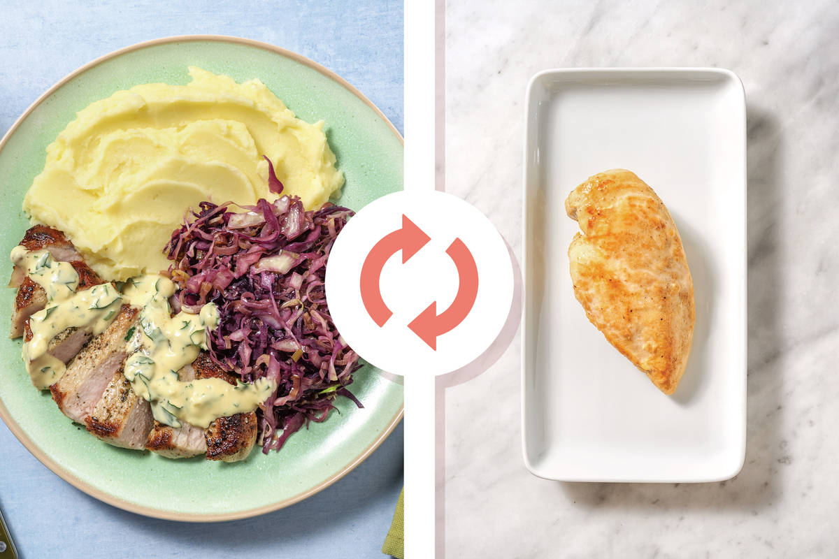Herby Chicken & Garlic Hollandaise