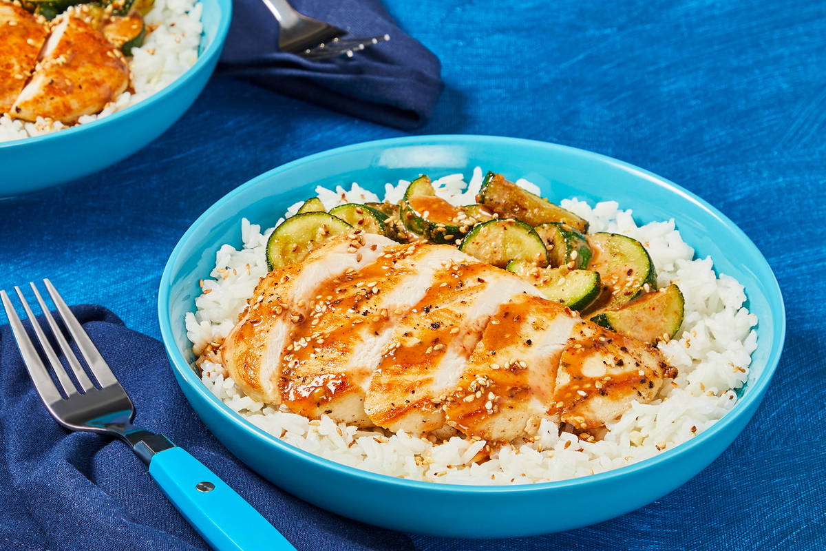 Toasted Sesame Chicken Bowls