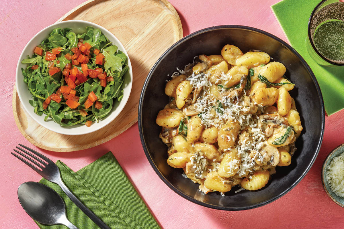 Creamy Mushroom & Parmesan Gnocchi