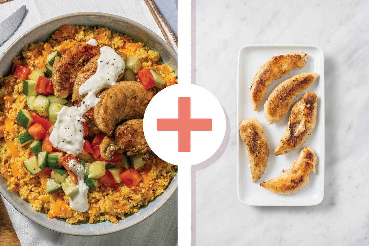 Double Ras-El Hanout Chicken & Wholemeal Carrot Couscous