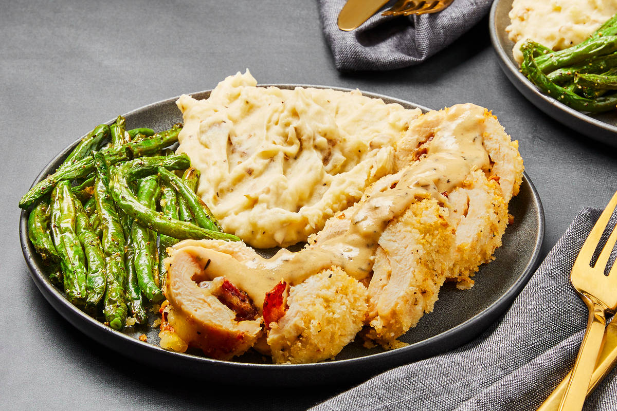 Chicken Cordon Bleu with Mozz & Bacon