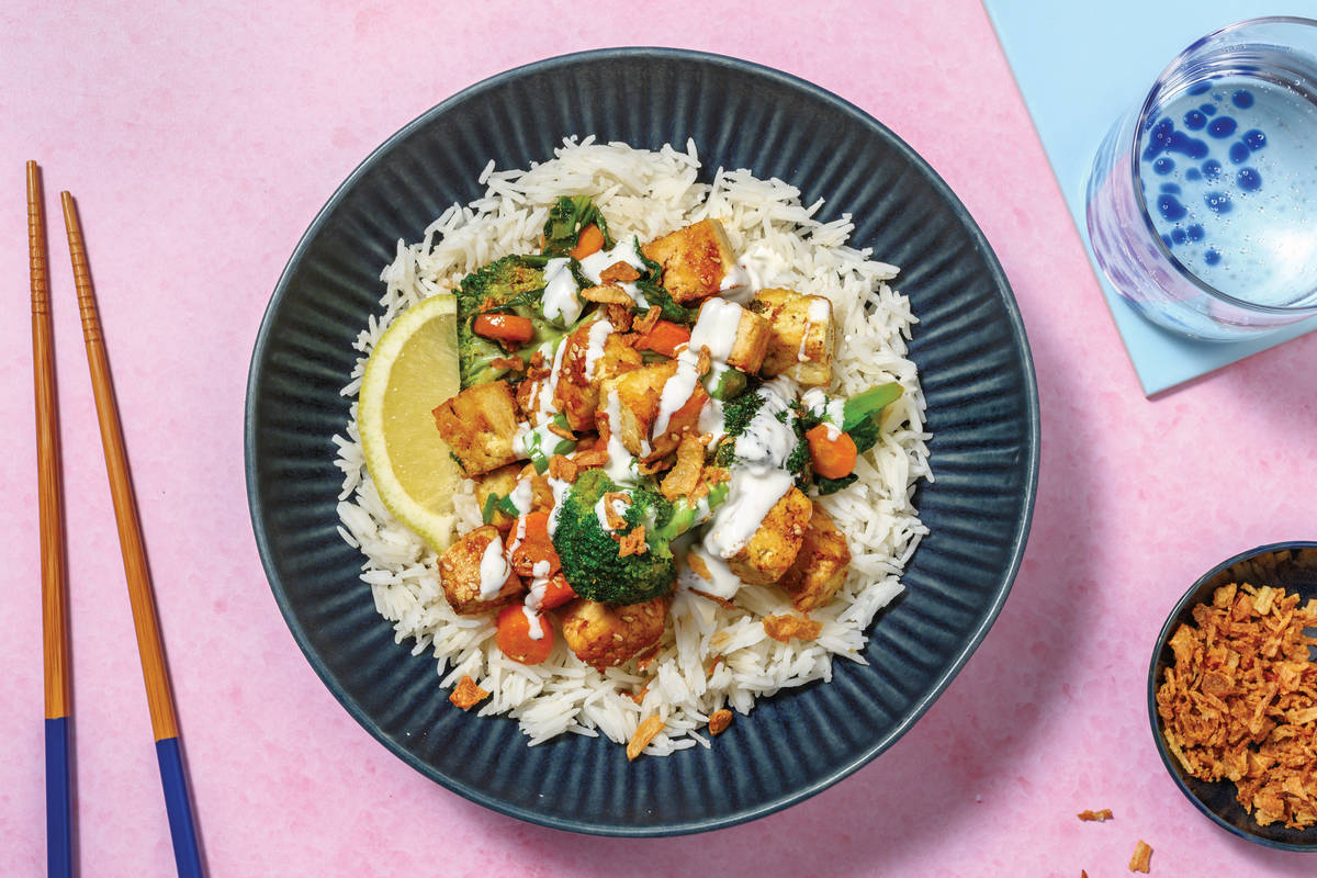 Quick Hoisin Tofu & Veggie Stir-Fry