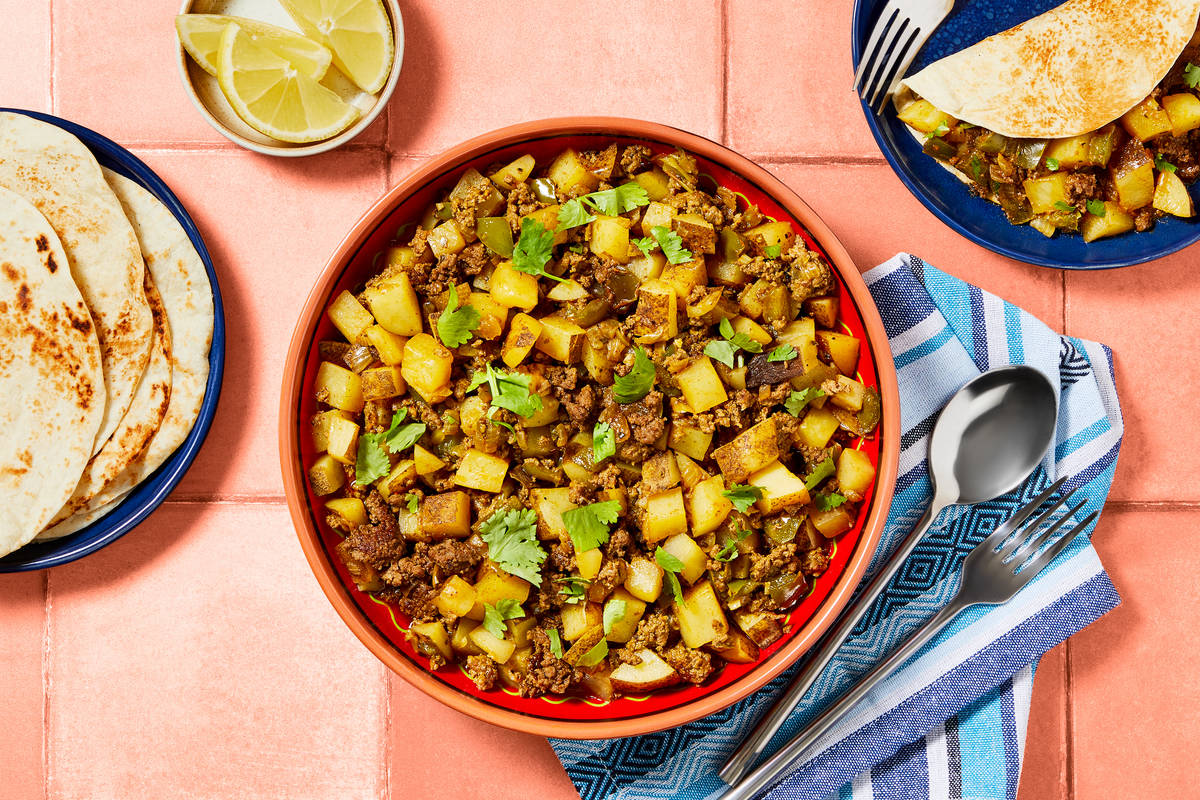 Costa Rican-Style Beef Picadillo de Papa