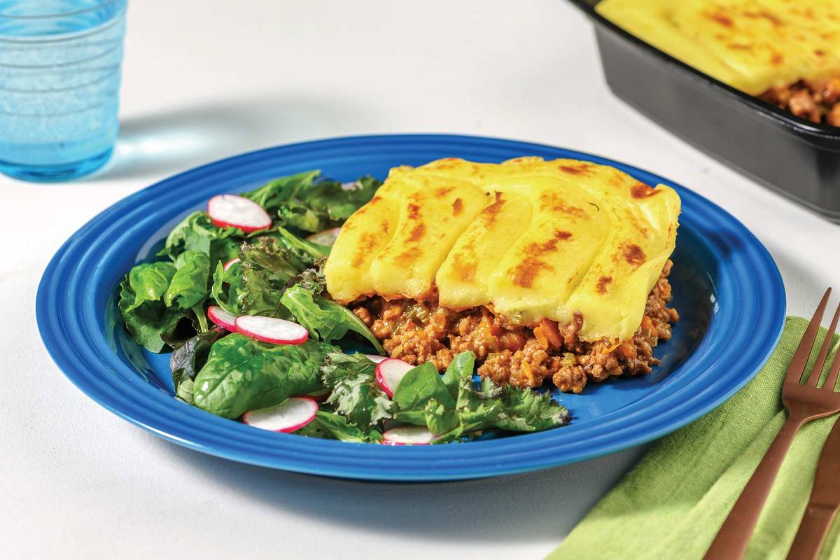 Oven-Ready Cheesy Beef Cottage Pie