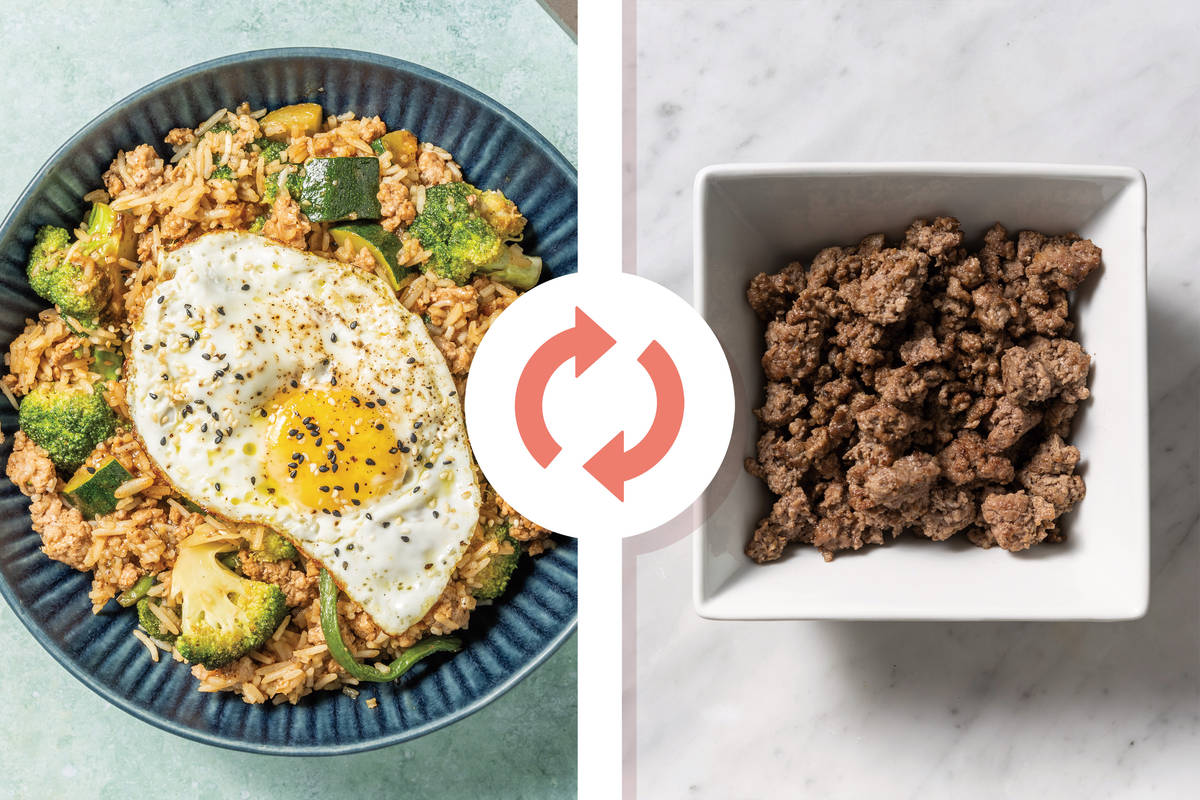 Asian Beef & Veggie Fried Rice