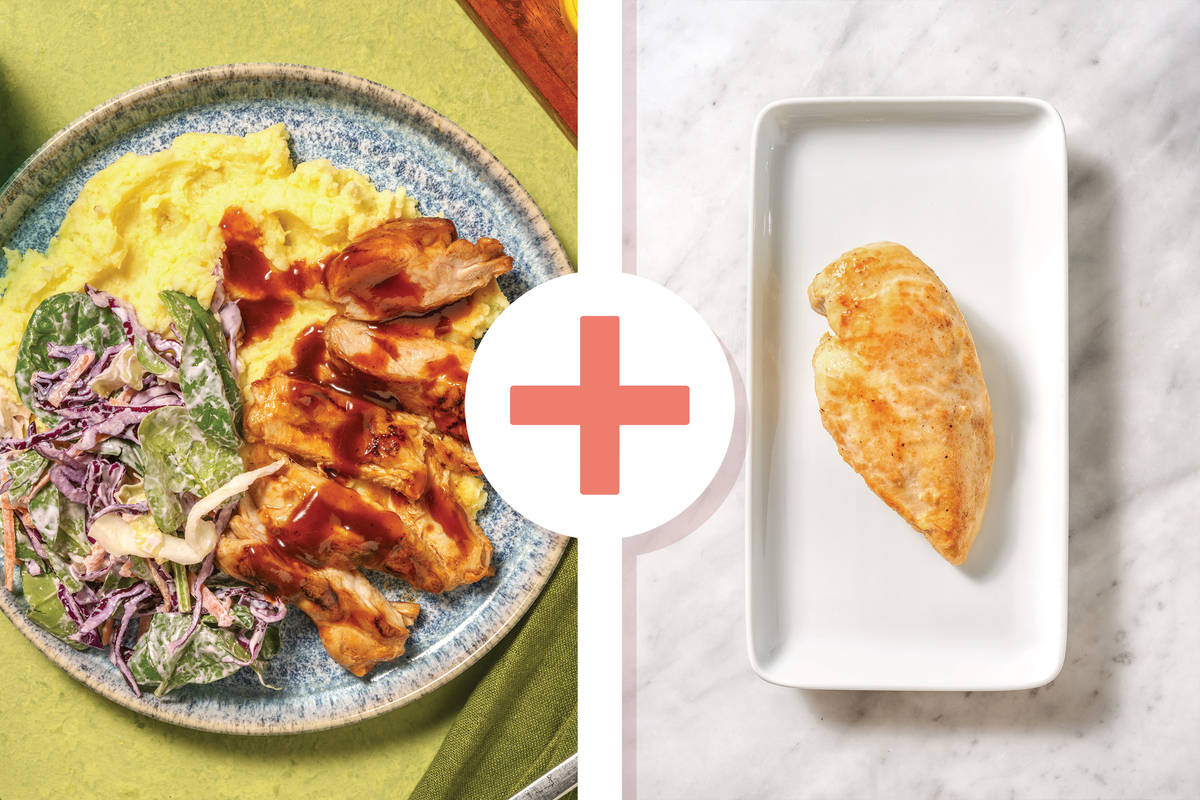 Double BBQ-Glazed Chicken