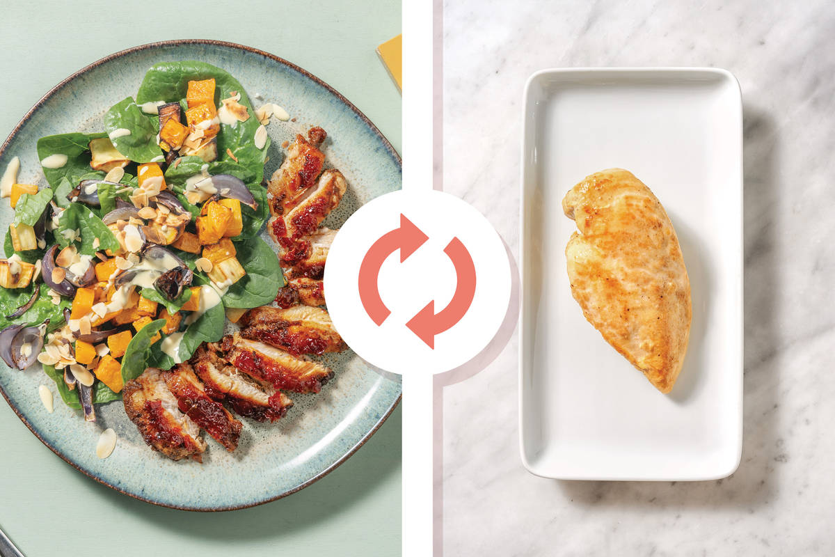 Nan's Chicken & Garlicky Roasted Veggies