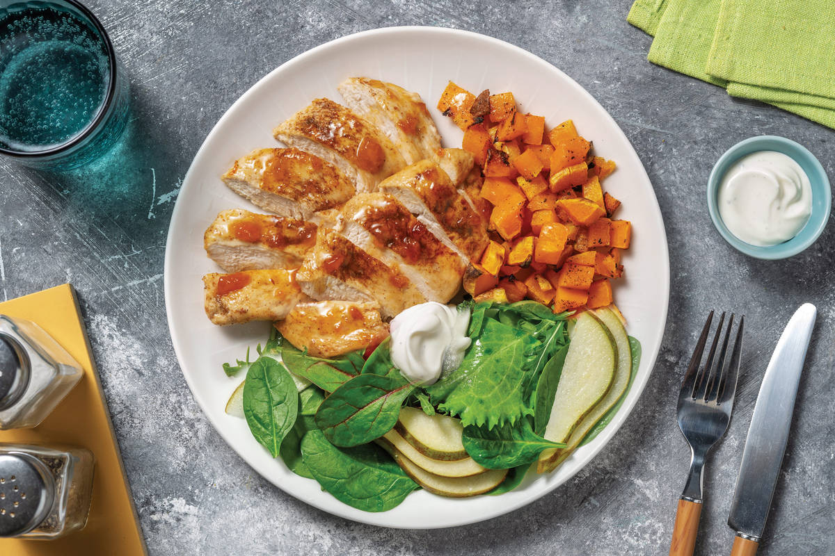 Middle Eastern Harissa-Glazed Chicken