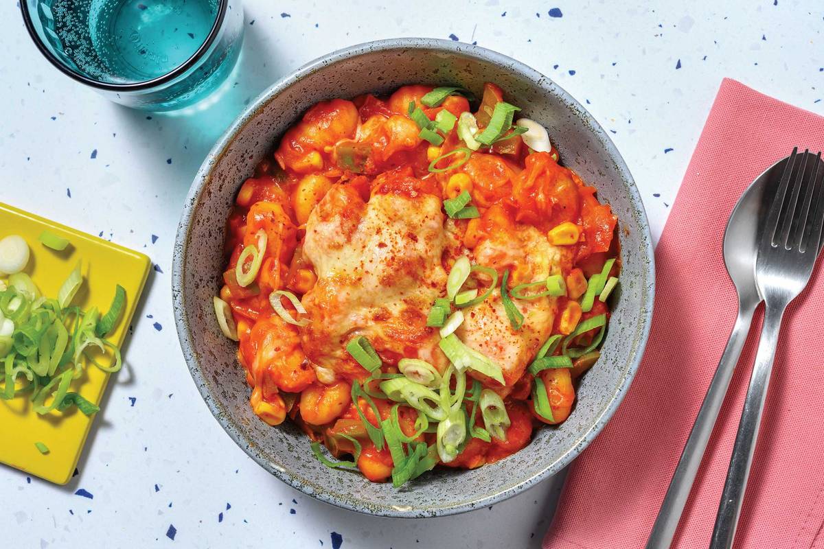 Cheesy Mexican-Spiced Grilled Gnocchi
