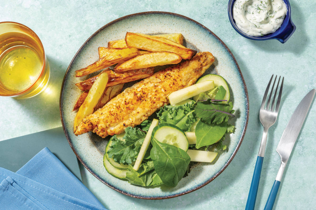Seared Barramundi & Pre-Cut Fries