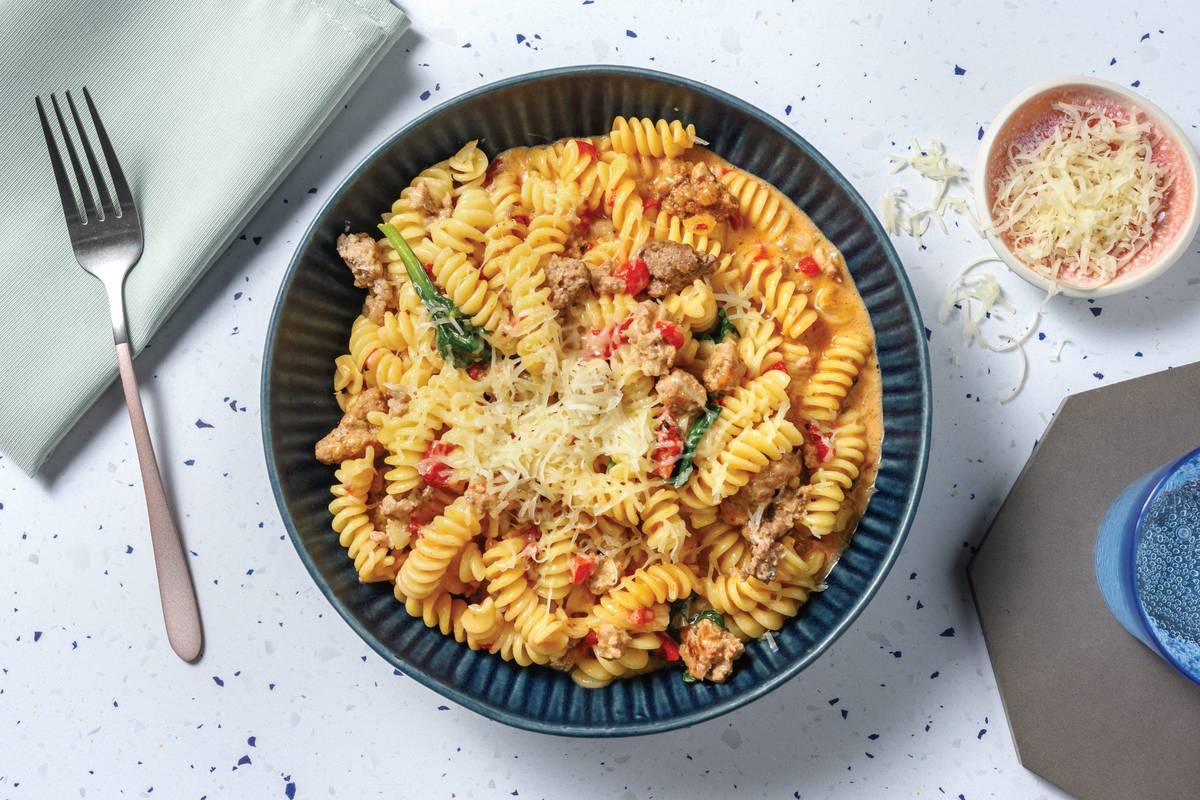 HelloHero: Double Creamy Beef & Pork Pasta