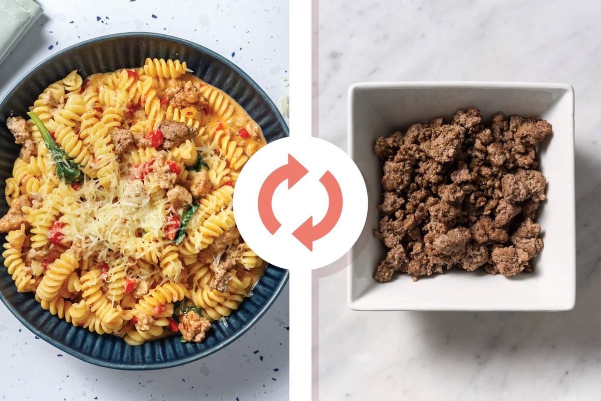 HelloHero: Creamy Beef Pasta