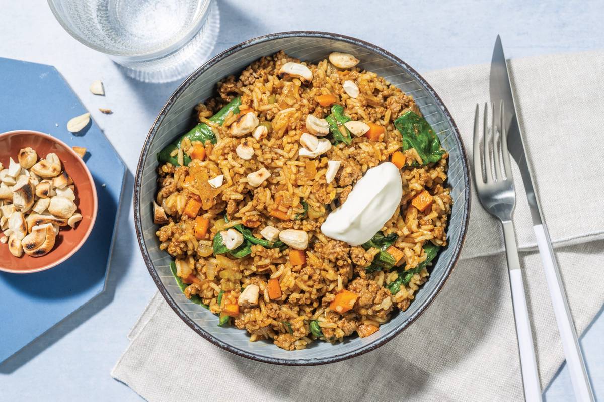 One-Pot Beef Pilaf