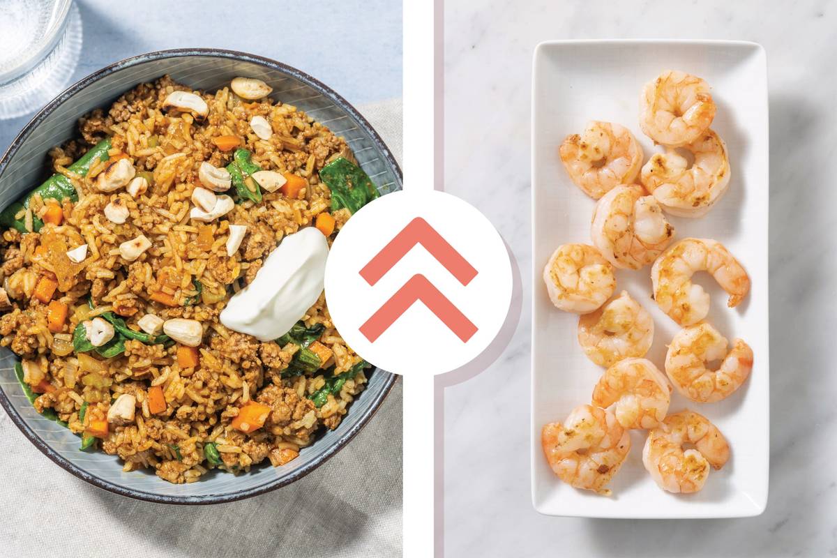 One-Pot Prawns Pilaf