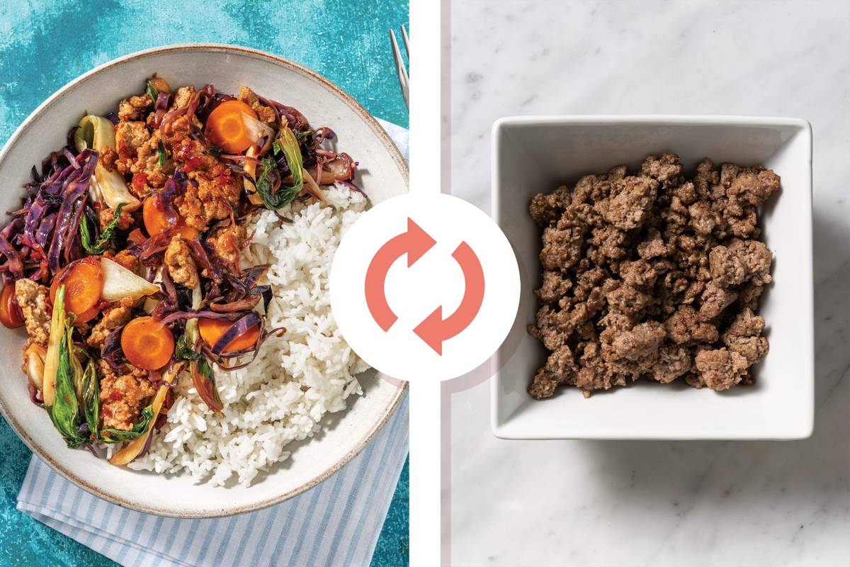 Sticky Ginger Beef & Veggie Stir-Fry
