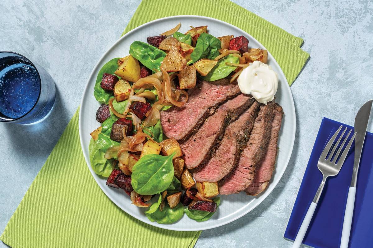 Seared Chicken & Root Veggie Toss