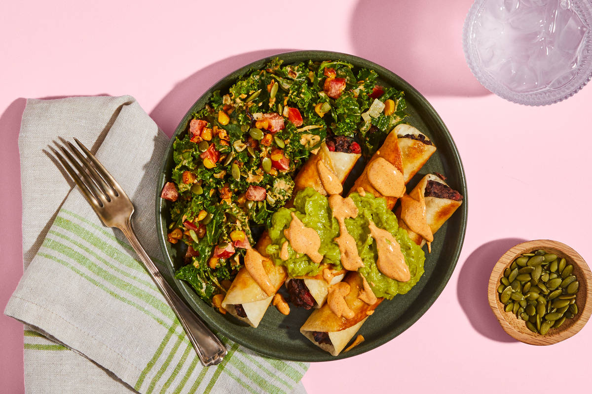 Black Bean Flautas