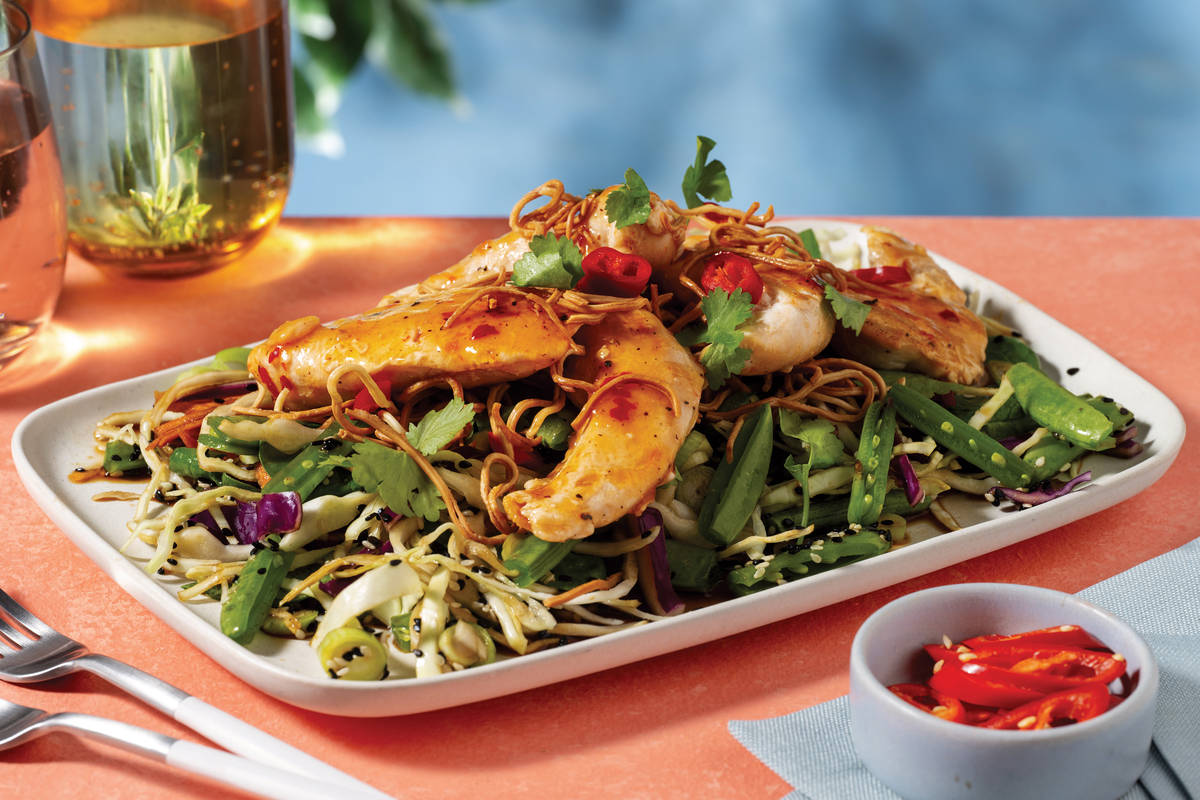 Crunchy Asian-Style Chicken Salad