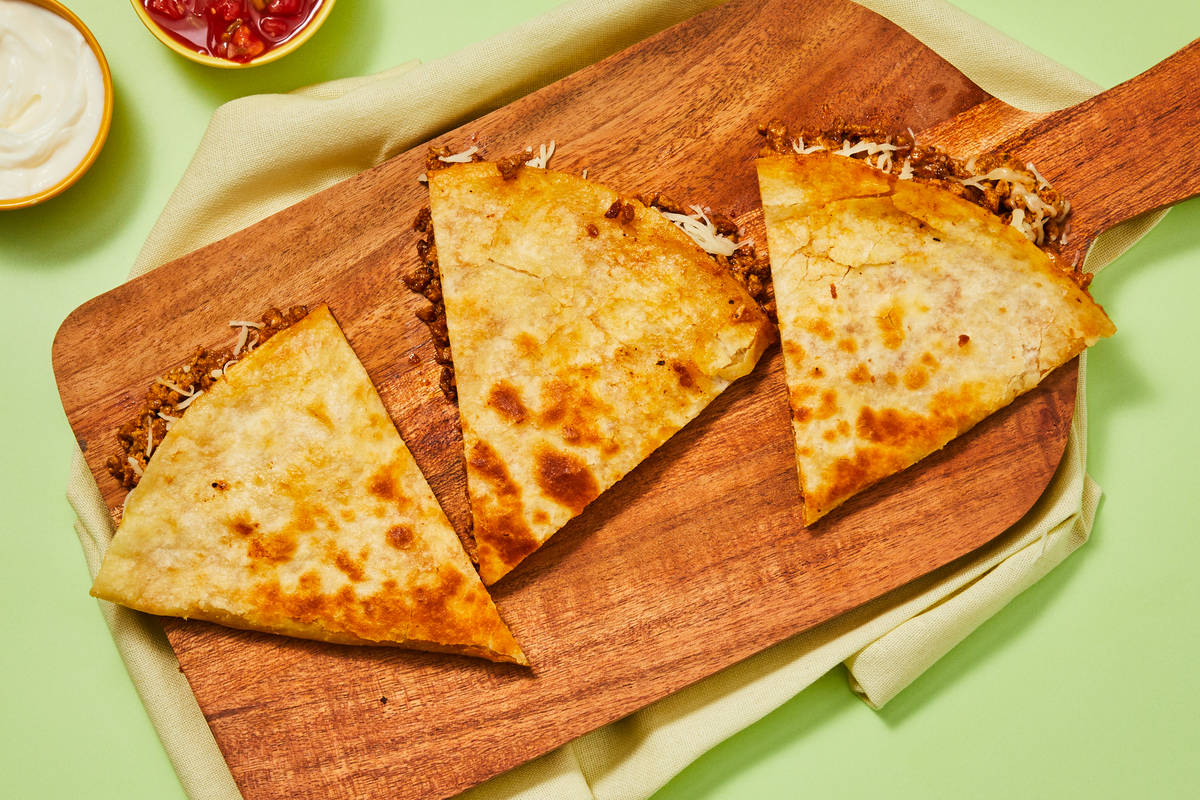 Tex-Mex Plant-Based Protein Quesadillas