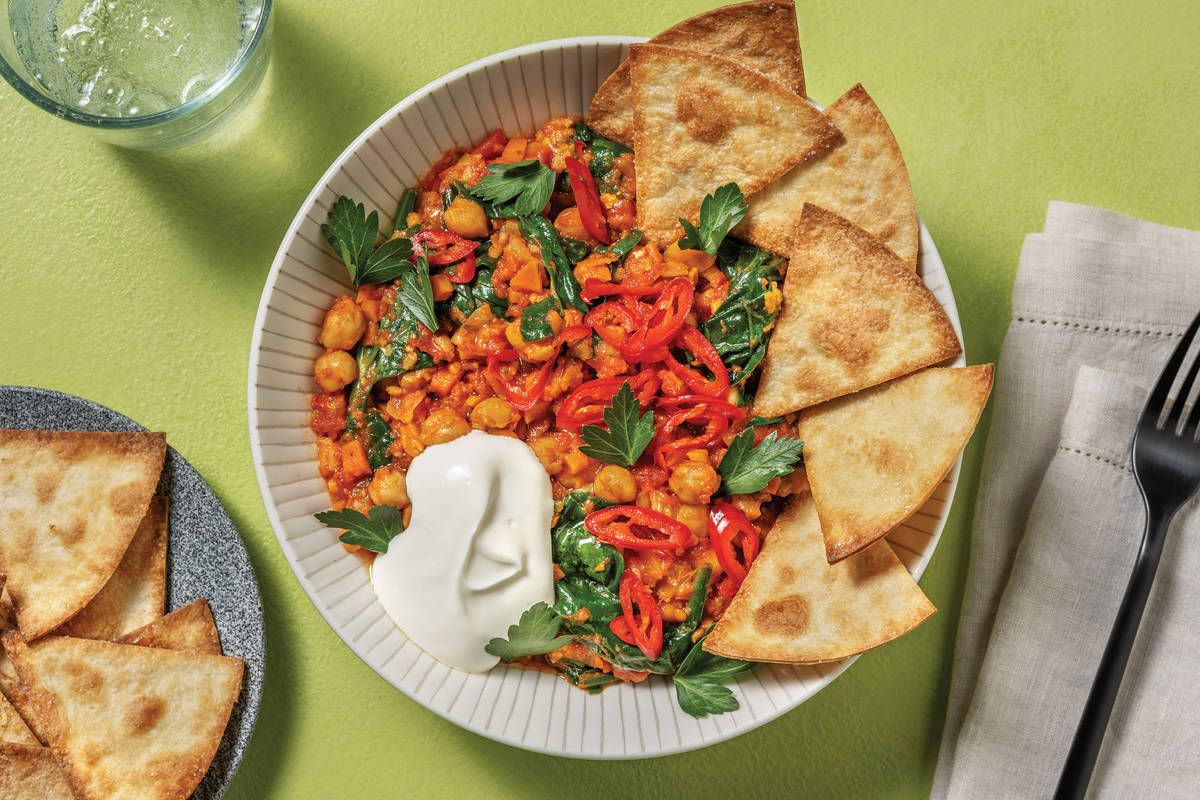 Quick Chermoula Chickpea Bowl