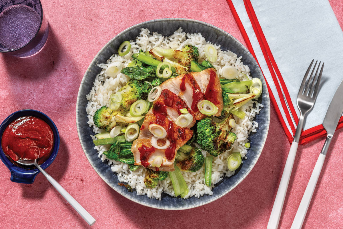 Sichuan Roast Pork Belly & Baby Broccoli