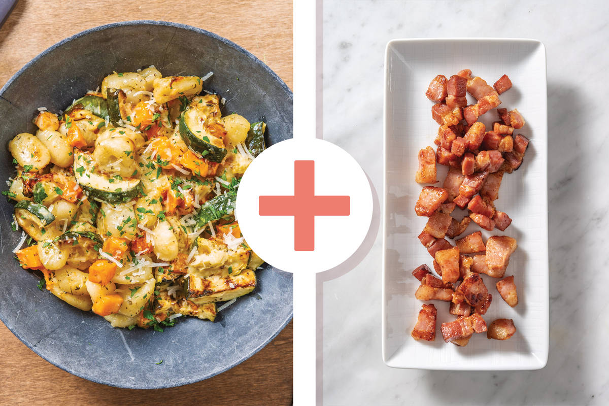 Baked Pumpkin, Bacon & Parmesan Gnocchi