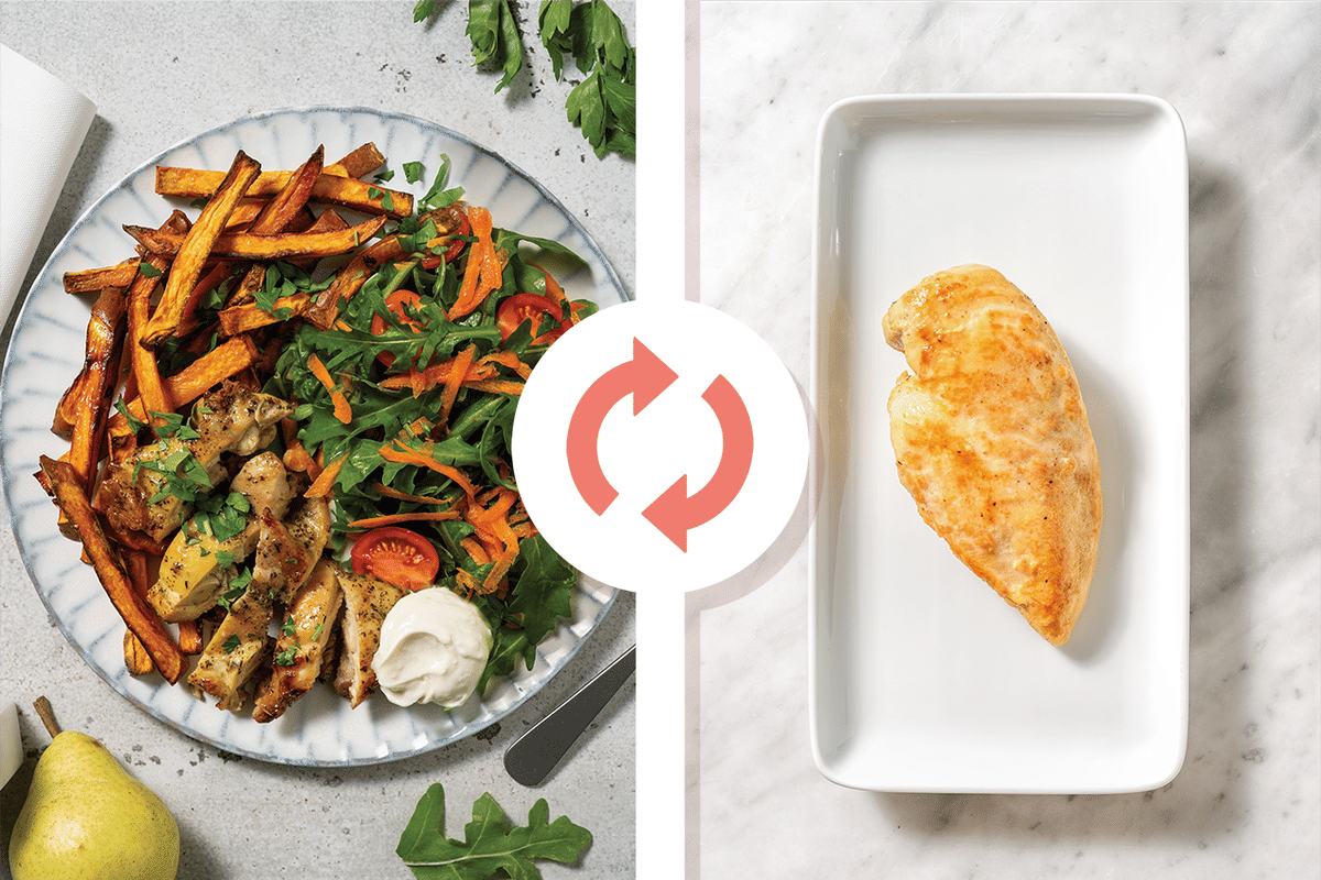 Herbed Chicken & Pre-Prepped Fries