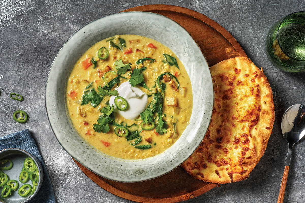 Sri Lankan-Spiced Lentil & Veggie Soup
