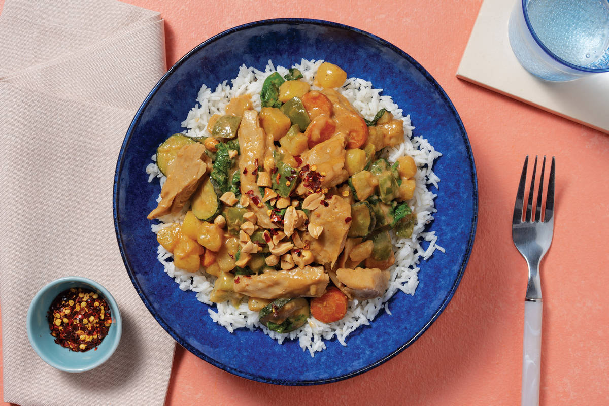 Plant-Based Satay Chick’n & Veggie Stir-Fry
