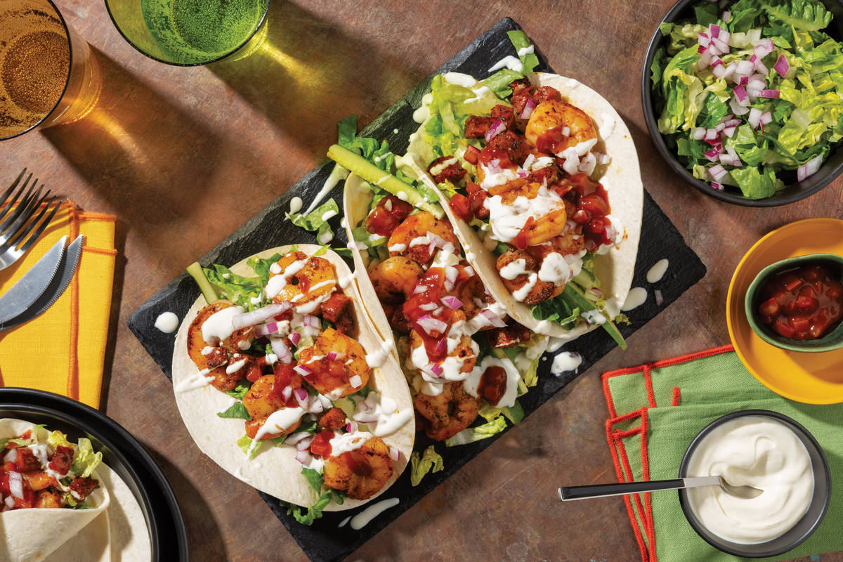 Firecracker Prawn & Chorizo Tacos