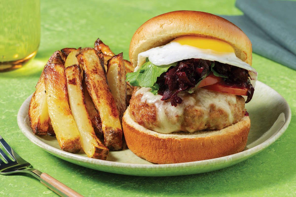 The Works Beef Burger
