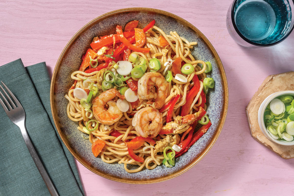 Prawn Singapore-Style Noodles