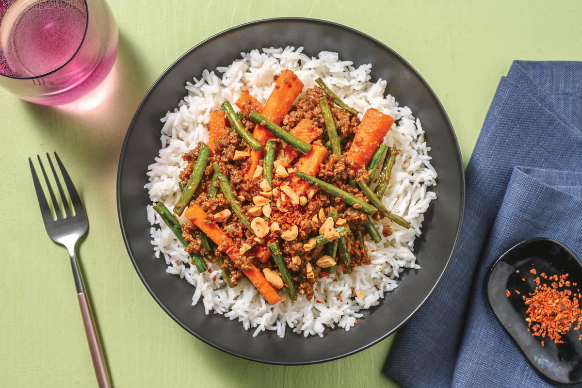 Plant-Based Mince & Veggie Stir Fry