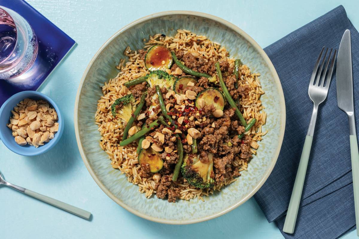 Pork Mince & Veggie Stir Fry
