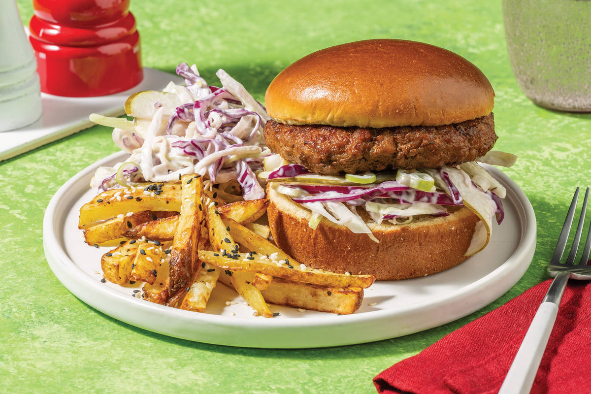 Easy Teriyaki-Glazed Pork Burger