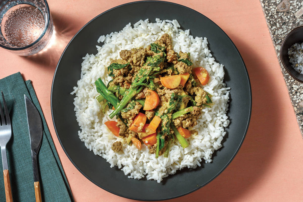Indian-Inspired Lamb & Veggie Curry