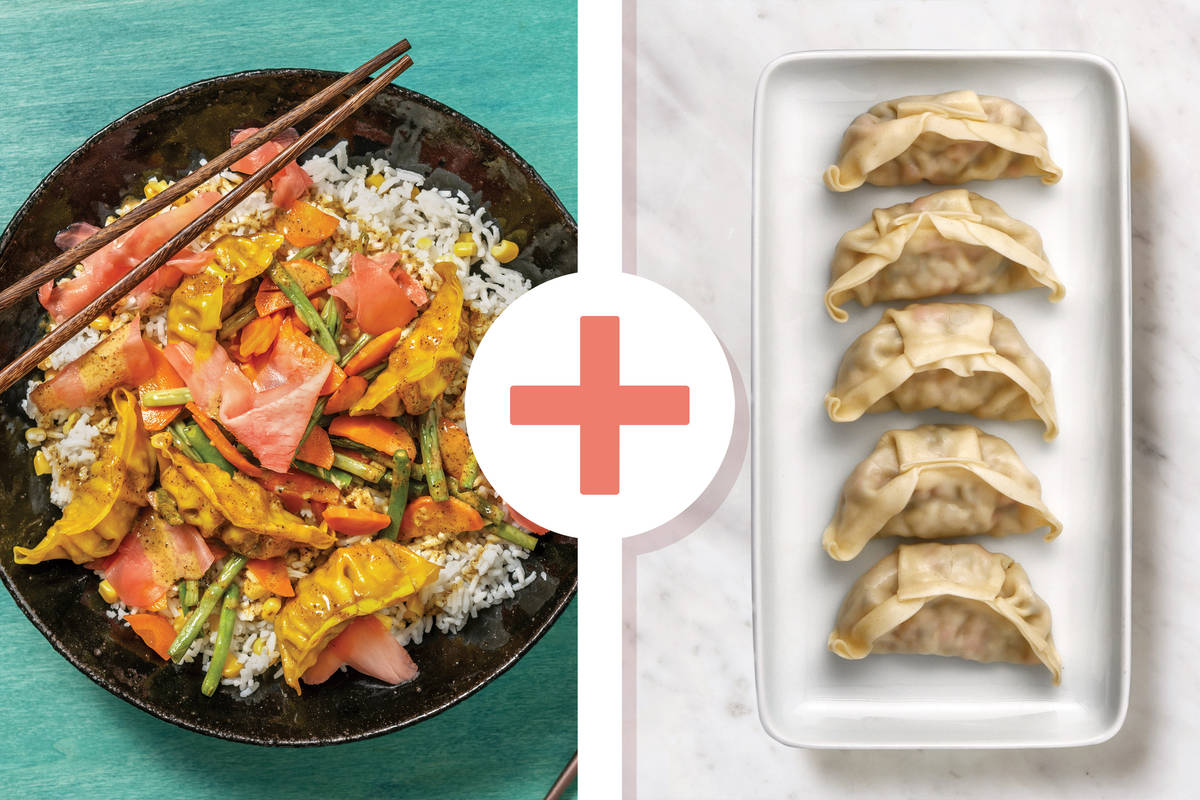 Double Veggie Gyoza Katsu Curry