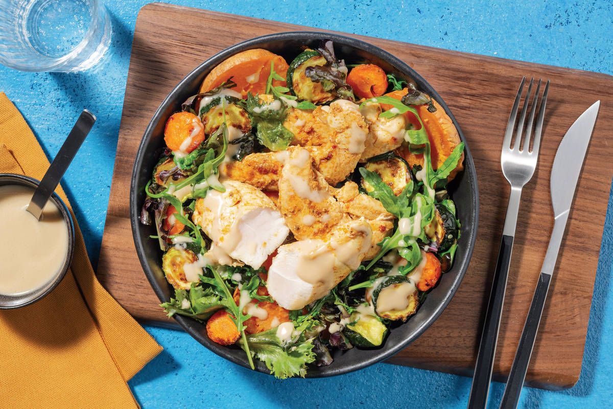 Satay Chicken & Coconut-Makrut Lime Sauce