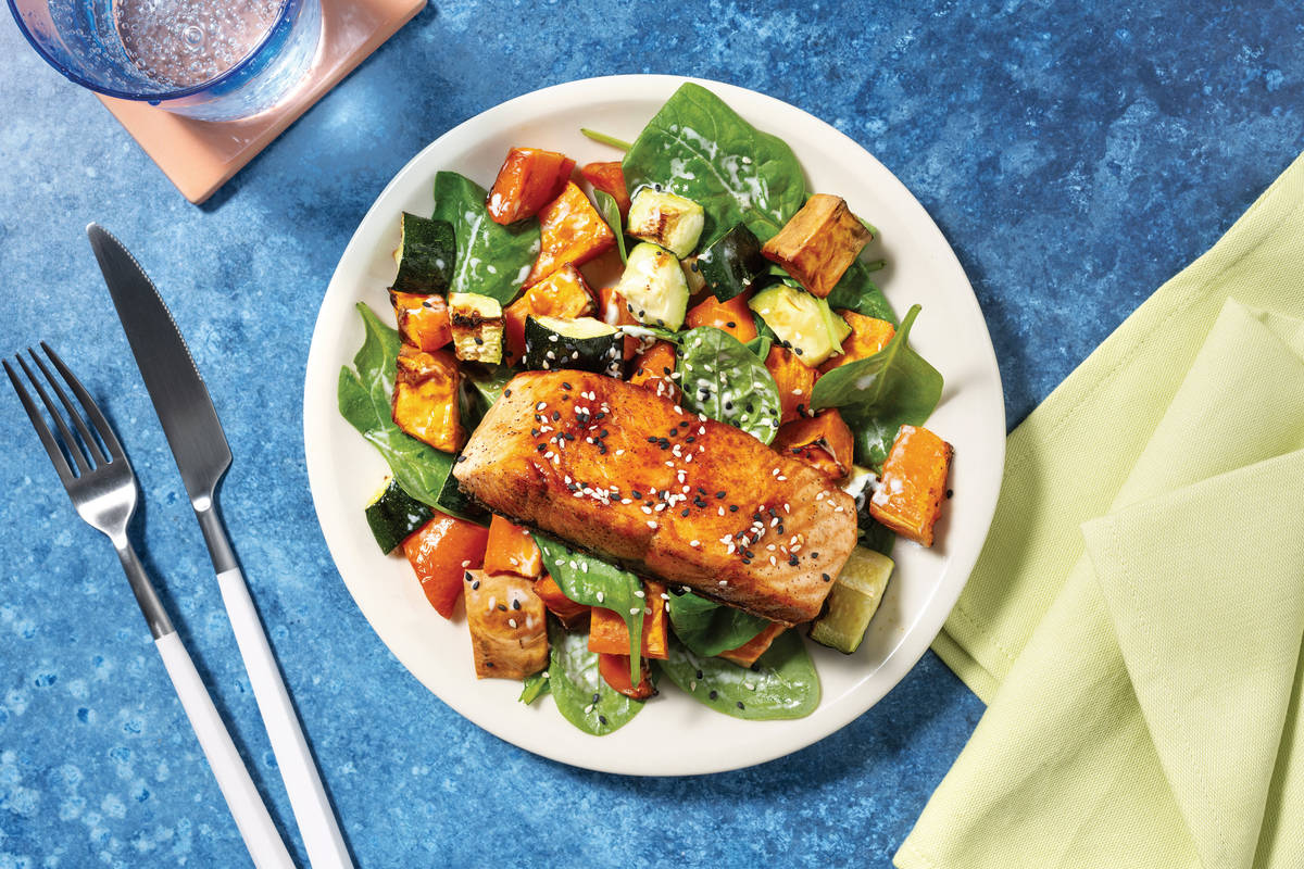 Double Soy & Ginger Sesame Salmon
