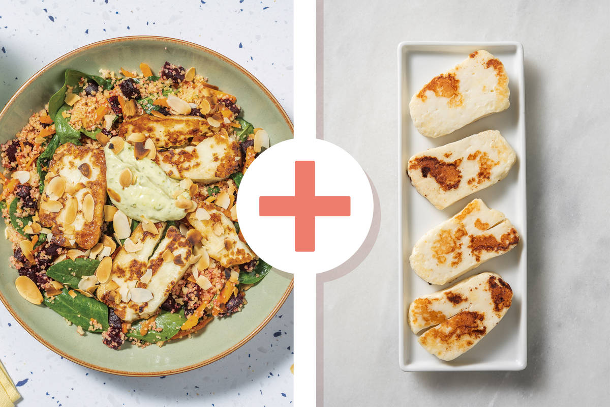 Double Haloumi & Roast Beetroot Couscous