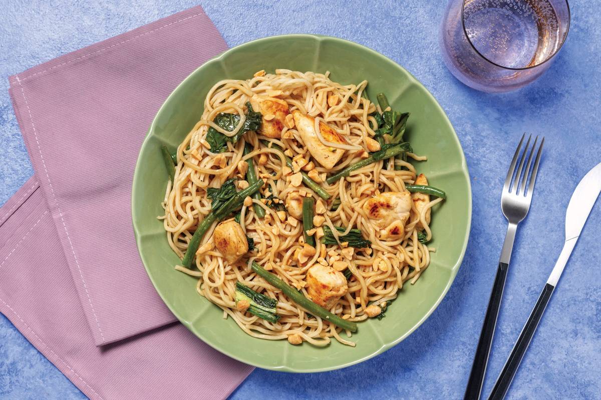 Asian-Style Chicken Noodle Stir-Fry