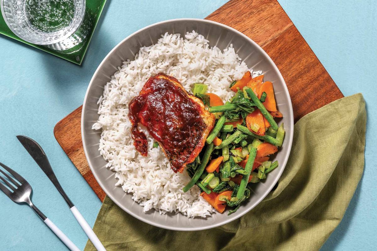 Sichuan-Glazed Barramundi