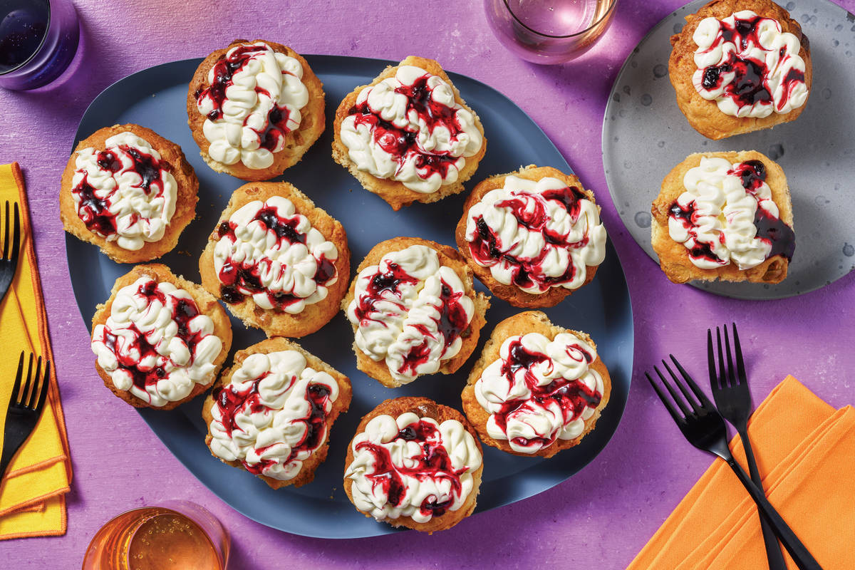 Frankenstein's Brain Cupcakes